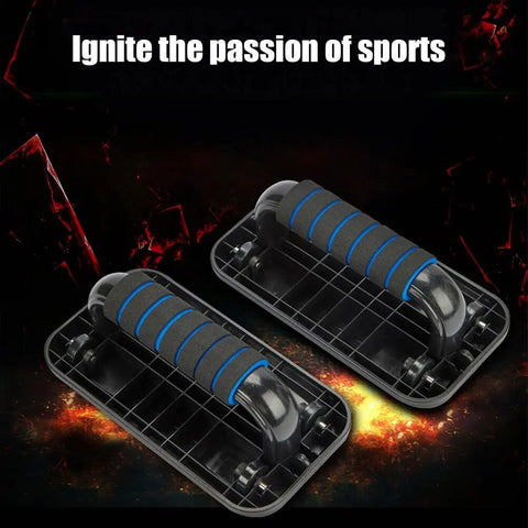Push-up Bracket I-shaped Non Slip Multifunctional Abdominal Wheel Fitness Products Home Sports Equipment