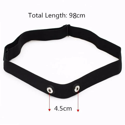 INBIKE Elastic Heart Rate Monitor Chest Mount Belt Strap Bands Adjustable Sport Fitness Equipment for Body Building