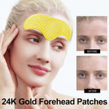 24k Gold Forehead Patch | Forehead Wrinkle Patch | Amore Beauty