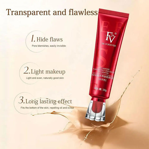 Red FV Foundation Liquid