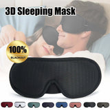 3D Sleeping Mask Block Out Light Soft Padded Sleep Mask For Eyes