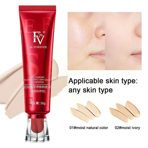 Red FV Foundation Liquid